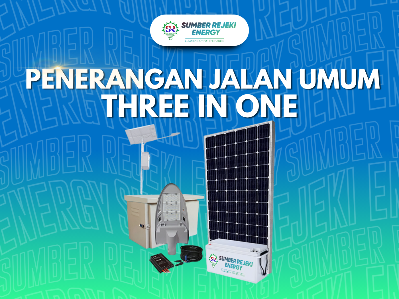 PJU TENAGA SURYA 3 IN 1